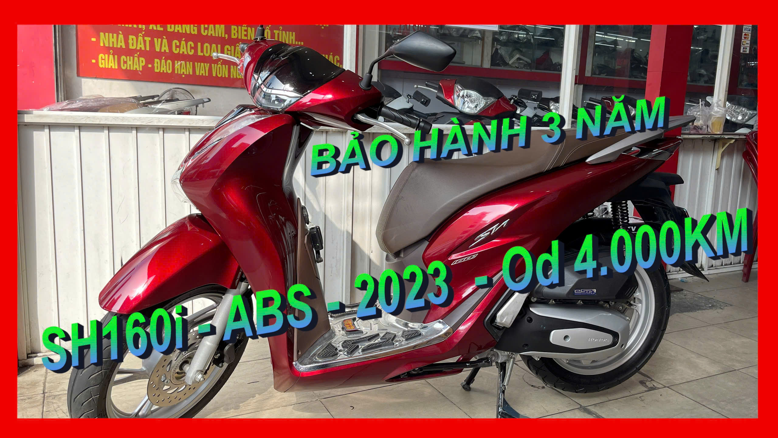 SH THANH TUYÊN GIỚI THIỆU SH160i, ABS, ĐỜI 2023, LƯỚT NHẸ 4.000KM, BẢO HÀNH 3 NĂM.